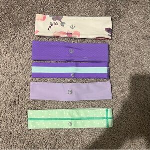 Lululemon 4 headbands